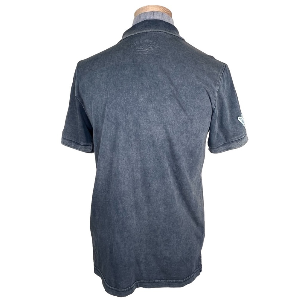 Hard Rock Cafe Guitar Co. Manufacturer Distressed St. Maarten Polo W/ Pa… - Picture 8 of 12